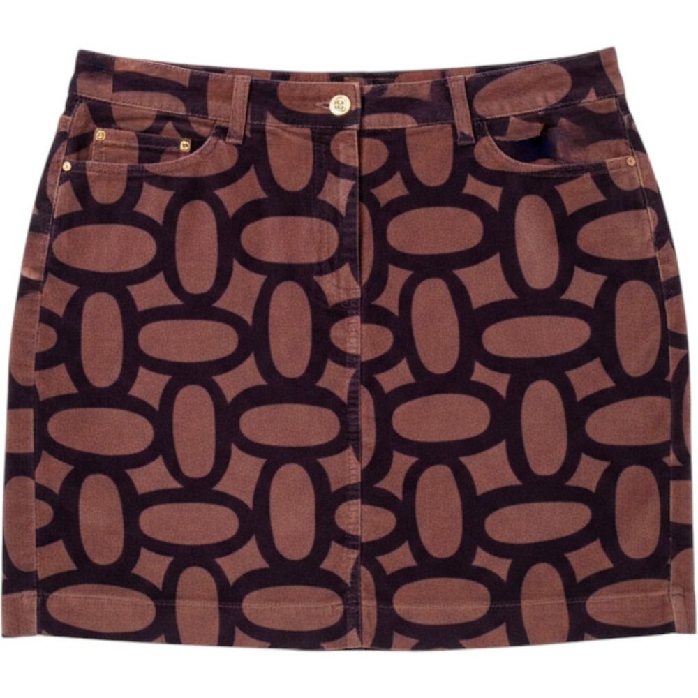 Boden geo print mini skirt US 8